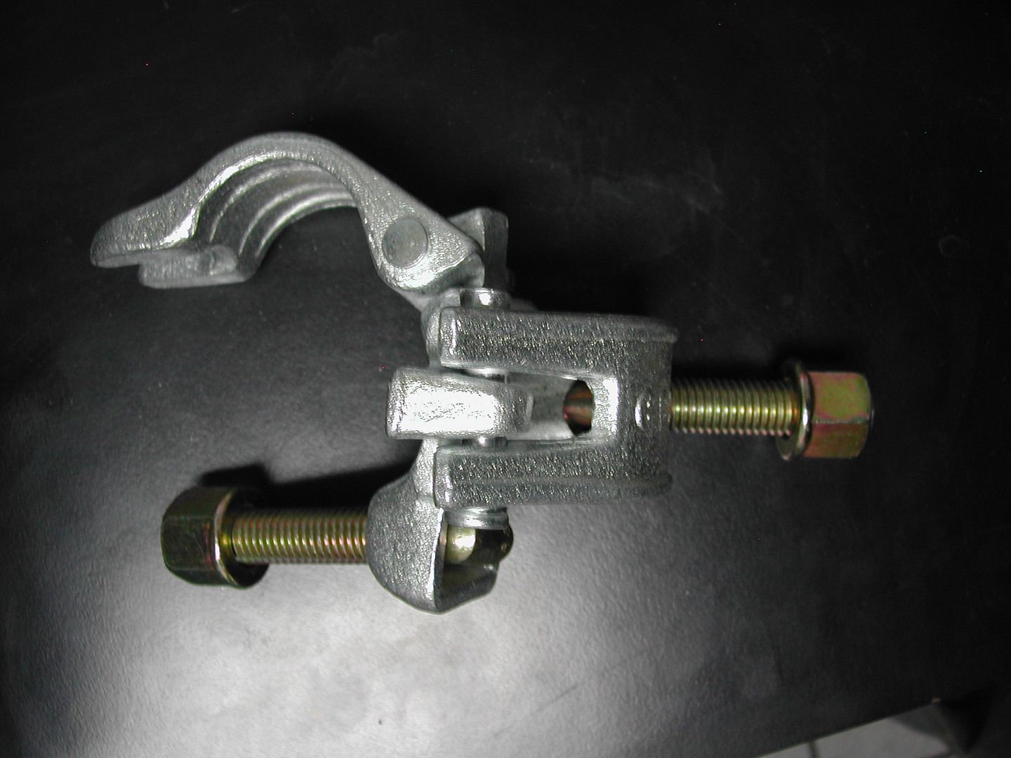 10 New Galvanized Right Angle Clamps aka Rigid Clamps